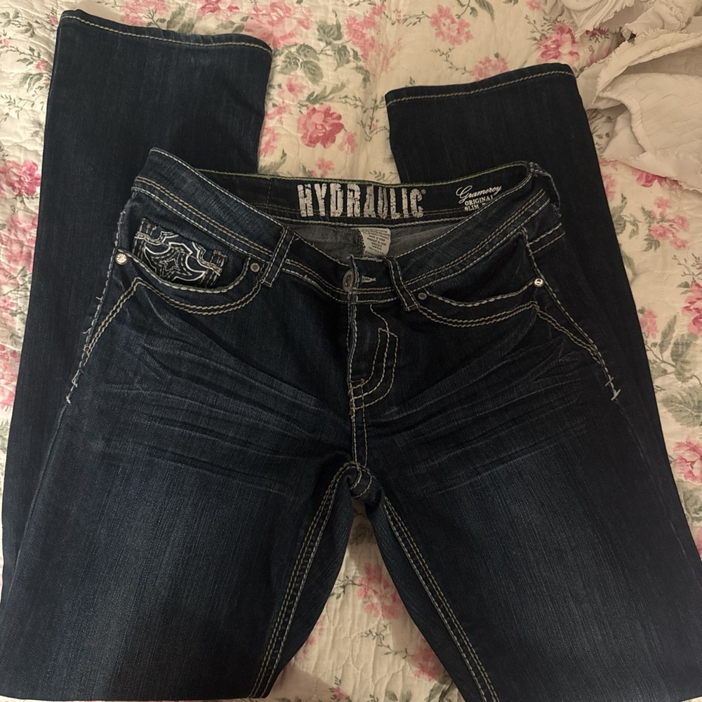Hydraulic Women's Dark Blue Boot Cut Jeans
